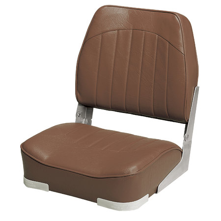 WISE Wise 8WD734PLS-716 Low Back Economy Seat - Brown 8WD734PLS-716
